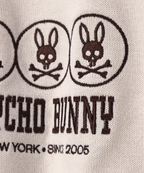 Psycho Bunny(サイコバニー)の「トリプルバッジバニー ロングスリーブTシャツ(Tシャツ/カットソー・メンズ・ブラック/ライトブルー/ライトベージュ・SMALL/MEDIUM/LARGE/X-LARGE)」の13枚目の写真