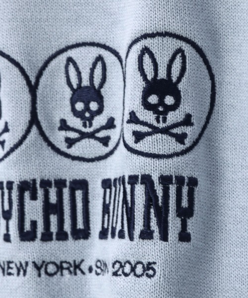 Psycho Bunny(サイコバニー)の「トリプルバッジバニー ロングスリーブTシャツ(Tシャツ/カットソー・メンズ・ブラック/ライトブルー/ライトベージュ・SMALL/MEDIUM/LARGE/X-LARGE)」の21枚目の写真