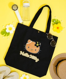 sanrio（サンリオ）の「【sanrio characters/サンリオキャラクターズ】日焼けレオパード ハローキティ トートバッグ A4サイズ対応（トートバッグ）」