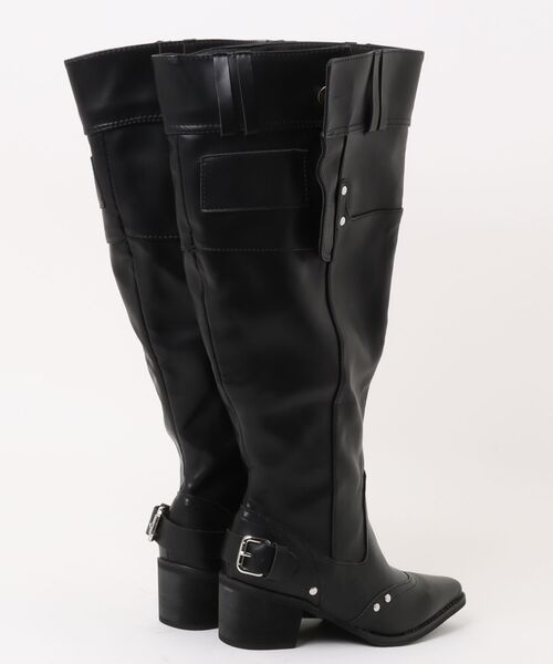 MEMECLE(メメクル)の「【 MEMECLE / メメクル 】ふかふか エンジニアロングブーツ(ブーツ・レディース・ブラック・LARGE/MEDIUM/SMALL)」の11枚目の写真