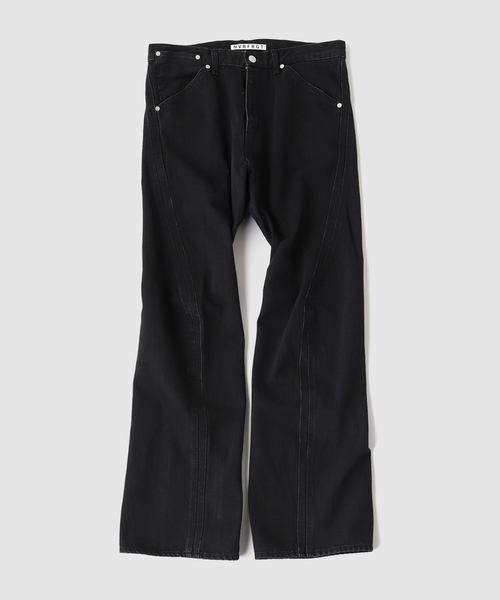 NVRFRGT(ネヴァーフォーゲット)の「NVRFRGT / ネヴァーフォーゲット 3D TWISTED JEANS F.BLACK(デニムパンツ・メンズ・ブラック・2/3/1)」の1枚目の写真