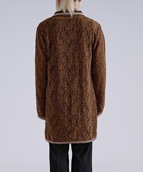 Ellno Loset(エルノロゼット)の「【SEME】velours flower lace gown shirt(シャツ/ブラウス・メンズ・ブラック/ネイビー/ブラウン・MEDIUM/SMALL/LARGE)」の21枚目の写真