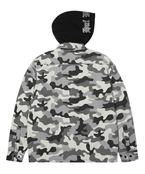 HUF(ハフ)の「OLYMPIA CAMO HOODED OVERSHIRT(シャツ/ブラウス・メンズ・カモフラージュ・XXL/XL/L/M/S)」の10枚目の写真