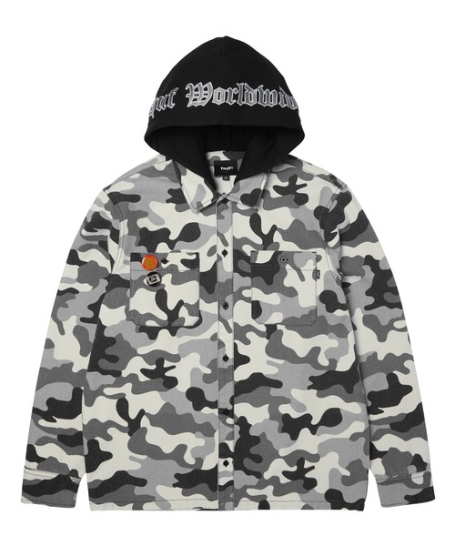 HUF(ハフ)の「OLYMPIA CAMO HOODED OVERSHIRT(シャツ/ブラウス・メンズ・カモフラージュ・XXL/XL/L/M/S)」の8枚目の写真