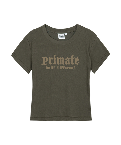 PRIMATE(プライメイト)の「PRIME DIFF レディース スリムフィット 半袖Tシャツ 5 COLORS(Tシャツ/カットソー・レディース・ホワイト/ブラック/カーキ/クリーム/チャコール・SMALL/MEDIUM/LARGE)」の5枚目の写真