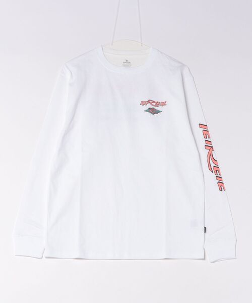 rip curl(リップカール)の「RIP CURL/リップカール RCM6F-2203 ロンT(Tシャツ/カットソー・メンズ・ライトブルー/ホワイト/スミクロ・XL/M/L)」の1枚目の写真