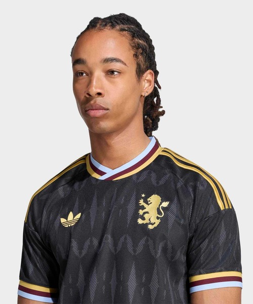 adidas(アディダス)の「アストン・ヴィラ 26/27 アウェイ レプリカ ユニフォーム / アディダス adidas(Tシャツ/カットソー・メンズ・ブラック・XX-LARGE/X-LARGE/SMALL/MEDIUM/LARGE/XXX-LARGE)」の3枚目の写真