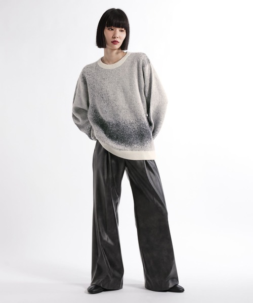 HARE(ハレ)の「グラデMELLOWニットプルオーバー(HARE)(ニット/セーター・メンズ・レッド/ブルー/ブラック/ホワイト・SMALL/MEDIUM)」の5枚目の写真