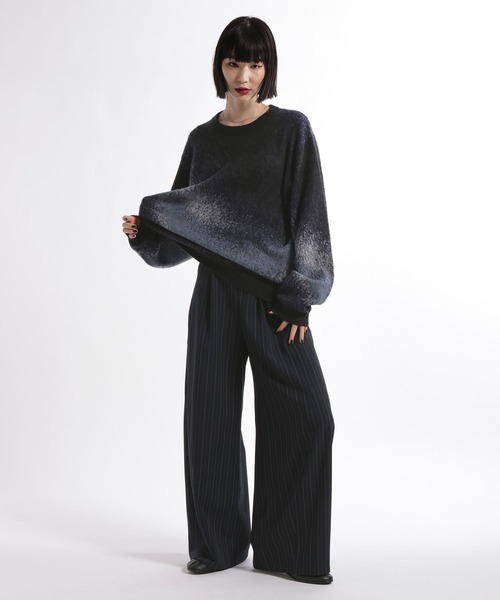 HARE(ハレ)の「グラデMELLOWニットプルオーバー(HARE)(ニット/セーター・メンズ・レッド/ブルー/ブラック/ホワイト・SMALL/MEDIUM)」の9枚目の写真