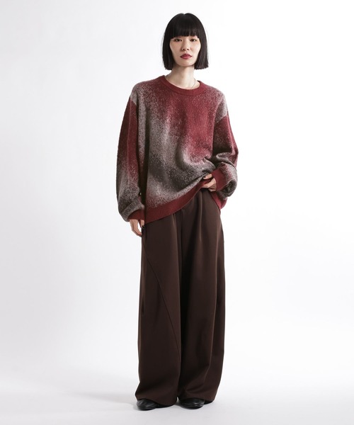 HARE(ハレ)の「グラデMELLOWニットプルオーバー(HARE)(ニット/セーター・メンズ・レッド/ブルー/ブラック/ホワイト・SMALL/MEDIUM)」の12枚目の写真