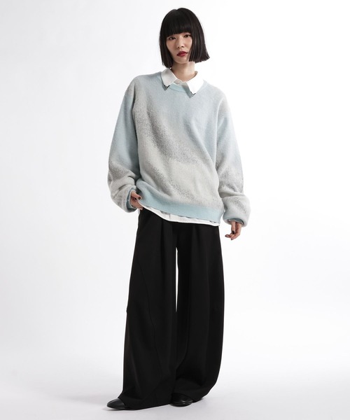 HARE(ハレ)の「グラデMELLOWニットプルオーバー(HARE)(ニット/セーター・メンズ・レッド/ブルー/ブラック/ホワイト・SMALL/MEDIUM)」の14枚目の写真