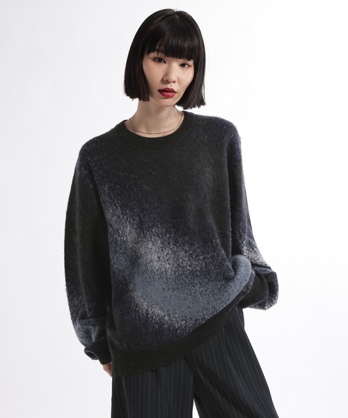 HARE(ハレ)の「グラデMELLOWニットプルオーバー(HARE)(ニット/セーター・メンズ・レッド/ブルー/ブラック/ホワイト・SMALL/MEDIUM)」の17枚目の写真