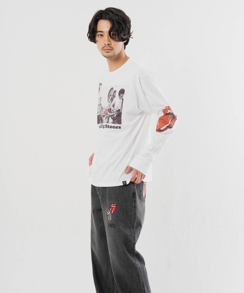 JACKROSE(ジャックローズ)の「B-TRS-Lips&Tongue フォト LSTEE(Tシャツ/カットソー・メンズ・ホワイト/ブラック・M/L)」の13枚目の写真