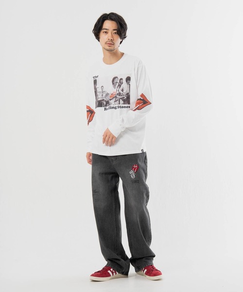 JACKROSE(ジャックローズ)の「B-TRS-Lips&Tongue フォト LSTEE(Tシャツ/カットソー・メンズ・ホワイト/ブラック・M/L)」の8枚目の写真