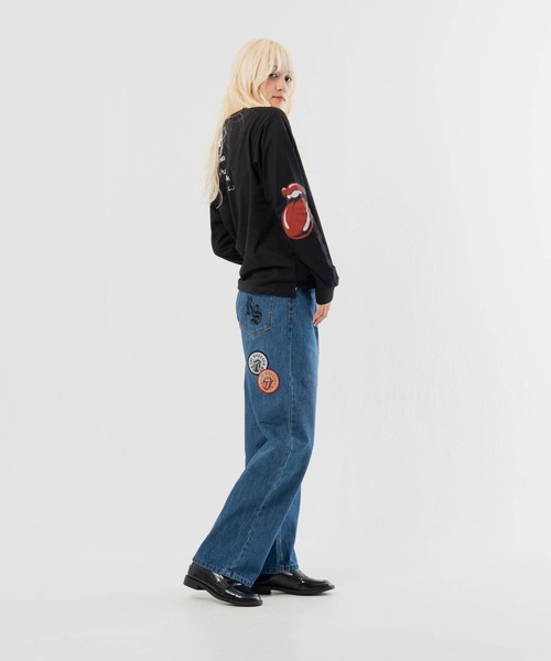 JACKROSE(ジャックローズ)の「B-TRS-Lips&Tongue フォト LSTEE(Tシャツ/カットソー・メンズ・ホワイト/ブラック・M/L)」の18枚目の写真