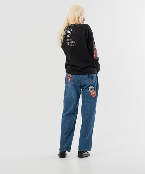 JACKROSE(ジャックローズ)の「B-TRS-Lips&Tongue フォト LSTEE(Tシャツ/カットソー・メンズ・ホワイト/ブラック・M/L)」の16枚目の写真