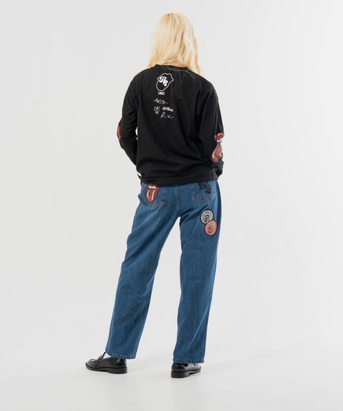 JACKROSE(ジャックローズ)の「B-TRS-Lips&Tongue フォト LSTEE(Tシャツ/カットソー・メンズ・ホワイト/ブラック・M/L)」の15枚目の写真
