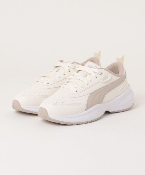 PUMA(プーマ)の「PUMA プーマ CILIA 2 MODE レディーススニーカー 厚底(シリア2モード)(スニーカー・レディース・ホワイト/ブラック/ホワイト×ホワイト・22.5cm/23.5cm/24.5cm/23.0cm/24.0cm/25.0cm)」の3枚目の写真