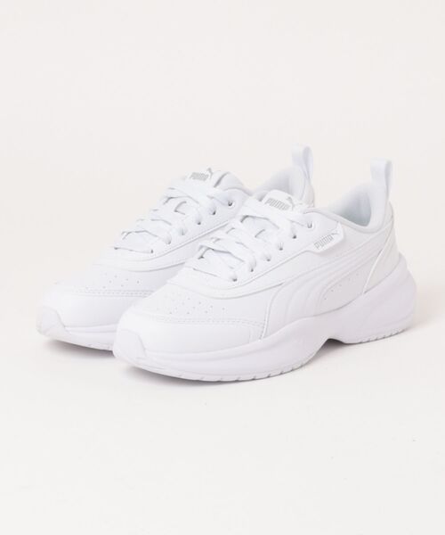 PUMA(プーマ)の「PUMA プーマ CILIA 2 MODE レディーススニーカー 厚底(シリア2モード)(スニーカー・レディース・ホワイト/ブラック/ホワイト×ホワイト・22.5cm/23.5cm/24.5cm/23.0cm/24.0cm/25.0cm)」の2枚目の写真