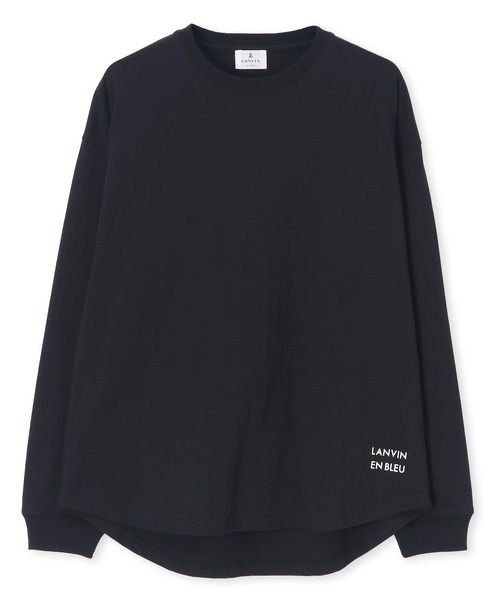 LANVIN en Bleu(ランバンオンブルー)の「8オンス ヘビーウェイト クルーネック ラウンドヘム ロンT(Tシャツ/カットソー・メンズ・ホワイト/ブルー/ブラック・52/46/48/50)」の14枚目の写真