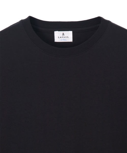 LANVIN en Bleu(ランバンオンブルー)の「8オンス ヘビーウェイト クルーネック ラウンドヘム ロンT(Tシャツ/カットソー・メンズ・ホワイト/ブルー/ブラック・52/46/48/50)」の15枚目の写真