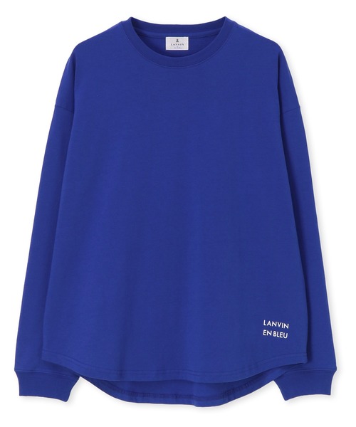 LANVIN en Bleu(ランバンオンブルー)の「8オンス ヘビーウェイト クルーネック ラウンドヘム ロンT(Tシャツ/カットソー・メンズ・ホワイト/ブルー/ブラック・52/46/48/50)」の16枚目の写真