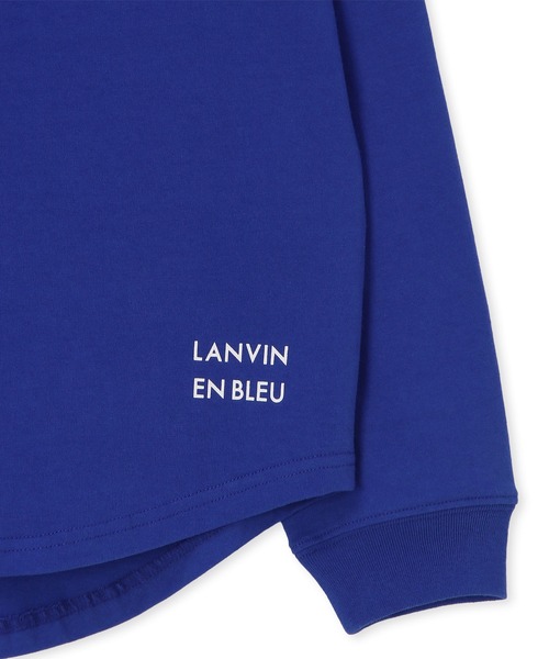 LANVIN en Bleu(ランバンオンブルー)の「8オンス ヘビーウェイト クルーネック ラウンドヘム ロンT(Tシャツ/カットソー・メンズ・ホワイト/ブルー/ブラック・52/46/48/50)」の19枚目の写真