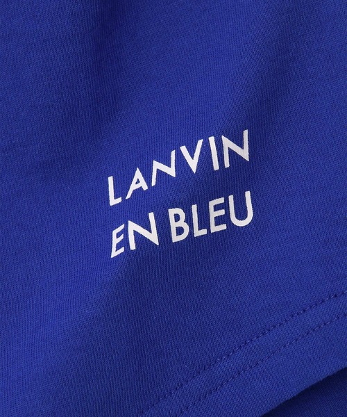 LANVIN en Bleu(ランバンオンブルー)の「8オンス ヘビーウェイト クルーネック ラウンドヘム ロンT(Tシャツ/カットソー・メンズ・ホワイト/ブルー/ブラック・52/46/48/50)」の20枚目の写真