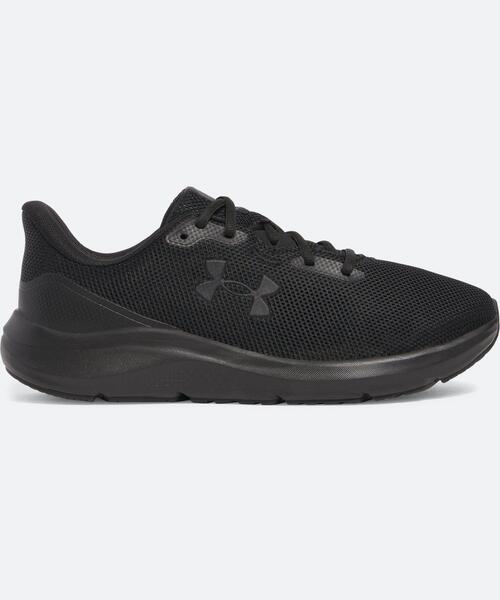 UNDER ARMOUR(アンダーアーマー)の「UAチャージド パスート4(ランニング/メンズ)(スニーカー・メンズ・ブラック系その他・25.5cm/27.5cm/28.0cm/29.0cm/26.5cm/27.0cm/28.5cm/25.0cm/26.0cm/30.0cm)」の1枚目の写真