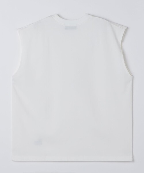 City Ambient Products(シティアンビエントプロダクツ)の「WEB限定|スリーブ レス ロゴ Tシャツ(Tシャツ/カットソー・メンズ・ホワイト/ブラック/ブラウン・SMALL/MEDIUM/LARGE)」の8枚目の写真