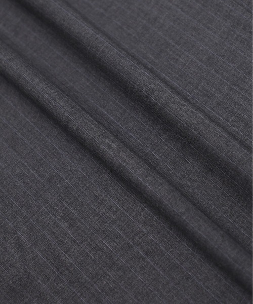 UNITED TOKYO(ユナイテッドトウキョウ)の「【新作】SUPER110S WOOL ストライプベルテッドスラックス |防シワ/防臭/ウォッシャブル/ベルト付き/タック/ウエスト調節(その他パンツ・メンズ・ネイビー/ダークグレー・1/2)」の6枚目の写真