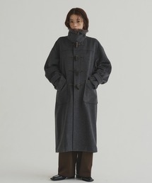 brume・MOI（ブリュメモワ）の「(Unisex)Boa Collar 2Way Duffle Coat ボアカラー2WAYダッフルコート【brume・MOI ブリュメ・モワ】（ダッフルコート）」