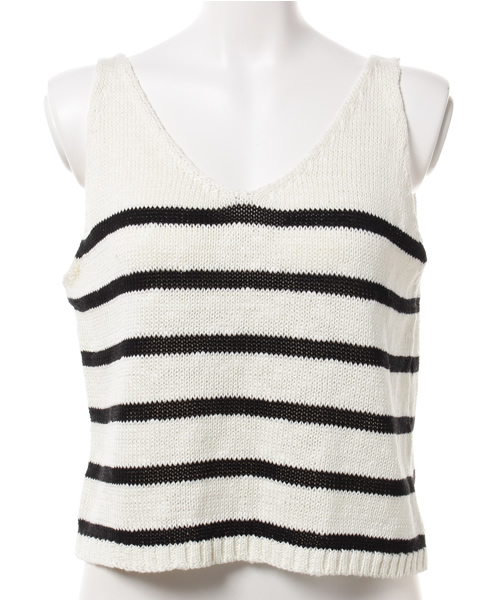 Heather（ヘザー）の「アソートニットキャミ　716288（キャミソール・レディース・ネイビー/アイボリー・FREE）」の10枚目の写真