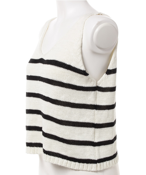 Heather（ヘザー）の「アソートニットキャミ　716288（キャミソール・レディース・ネイビー/アイボリー・FREE）」の7枚目の写真