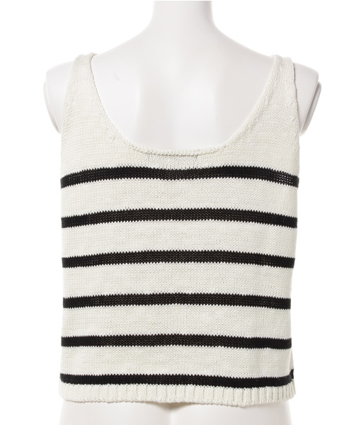 Heather（ヘザー）の「アソートニットキャミ　716288（キャミソール・レディース・ネイビー/アイボリー・FREE）」の8枚目の写真