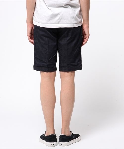 MIND BLOW(マインドブロウ)の「ライトオンスストレッチデニムショーツ(その他パンツ・メンズ・ネイビー/ブルー・S/L/M)」の4枚目の写真