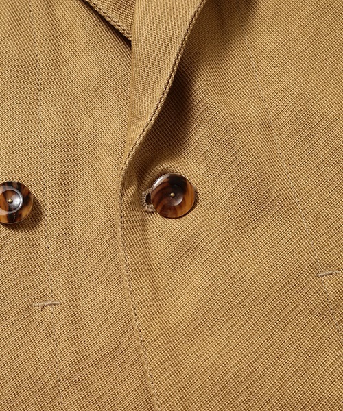 Kaptain Sunshine（キャプテン サンシャイン）の「KAPTAIN SUNSHINE / コールマン ジャケット(BEIGE)（カバーオール・メンズ・ベージュ・MEDIUM/LARGE/SMALL）」の8枚目の写真