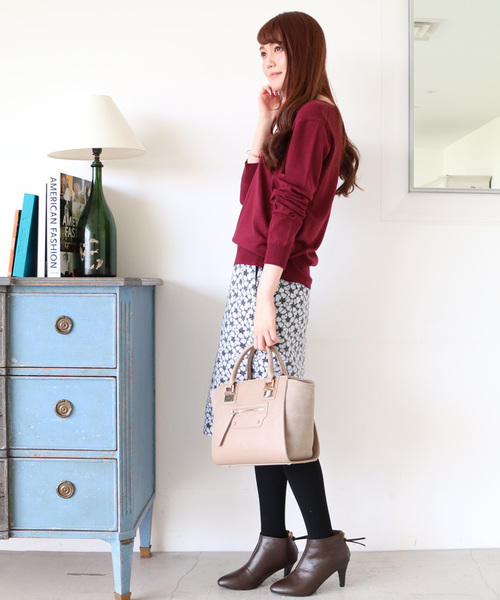 N.（N. Natural Beauty Basic）（エヌエヌナチュラルビューティーベーシック）の「メタルポイントバッグ（トートバッグ・レディース・ブラック/グレー系その他/ブラウン・ﾌﾘ-）」の16枚目の写真