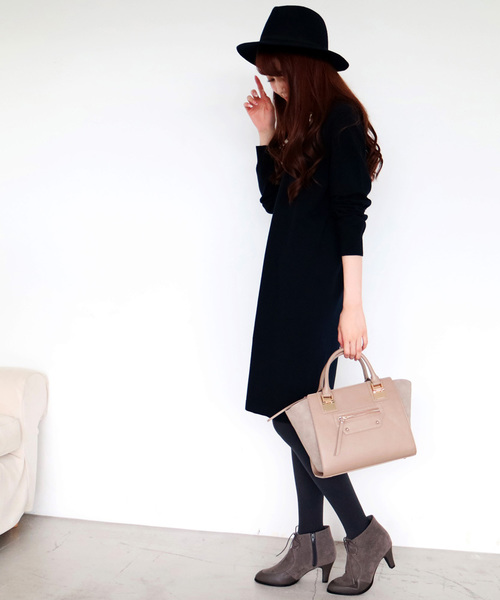 N.（N. Natural Beauty Basic）（エヌエヌナチュラルビューティーベーシック）の「メタルポイントバッグ（トートバッグ・レディース・ブラック/グレー系その他/ブラウン・ﾌﾘ-）」の18枚目の写真