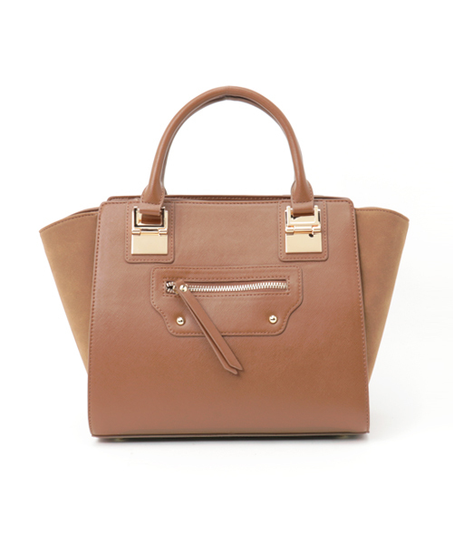 N.（N. Natural Beauty Basic）（エヌエヌナチュラルビューティーベーシック）の「メタルポイントバッグ（トートバッグ・レディース・ブラック/グレー系その他/ブラウン・ﾌﾘ-）」の14枚目の写真