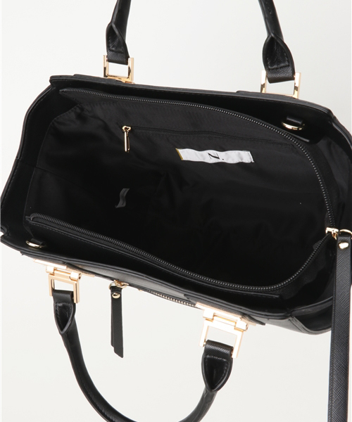 N.（N. Natural Beauty Basic）（エヌエヌナチュラルビューティーベーシック）の「メタルポイントバッグ（トートバッグ・レディース・ブラック/グレー系その他/ブラウン・ﾌﾘ-）」の11枚目の写真
