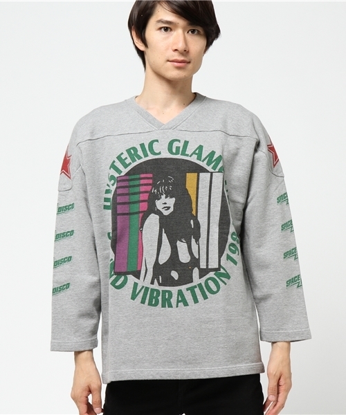 HYSTERIC GLAMOUR(ヒステリックグラマー)の「SOUND VIBRATION pt SW(スウェット・メンズ・ホワイト/トップグレー/ブラック・LARGE/MEDIUM/SMALL)」の14枚目の写真