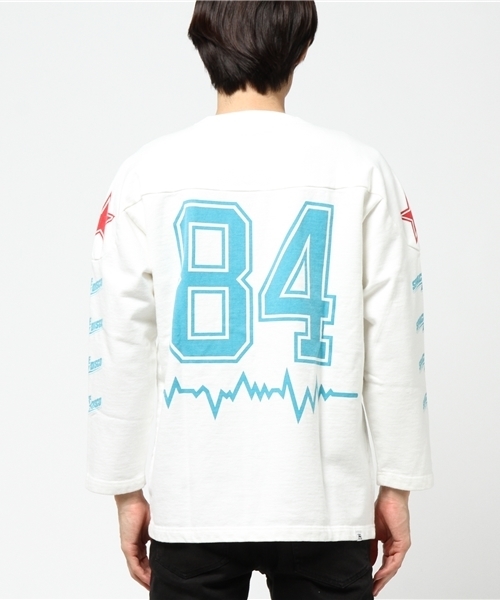 HYSTERIC GLAMOUR(ヒステリックグラマー)の「SOUND VIBRATION pt SW(スウェット・メンズ・ホワイト/トップグレー/ブラック・LARGE/MEDIUM/SMALL)」の5枚目の写真