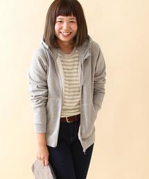 coen | アスレティックジップアップパーカー(パーカー)