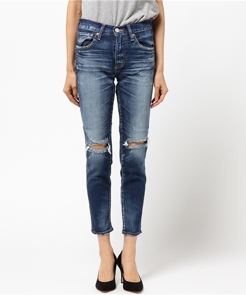 MOUSSY（マウジー）の「COMFORT Adena SKINNY（デニムパンツ・レディース・ブルー・25inch/24inch/27inch/23inch/26inch）」の2枚目の写真