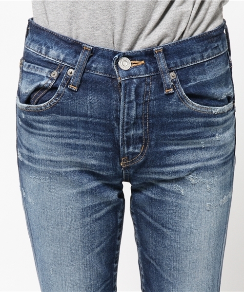 MOUSSY（マウジー）の「COMFORT Adena SKINNY（デニムパンツ・レディース・ブルー・25inch/24inch/27inch/23inch/26inch）」の5枚目の写真