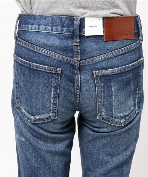MOUSSY（マウジー）の「COMFORT Adena SKINNY（デニムパンツ・レディース・ブルー・25inch/24inch/27inch/23inch/26inch）」の6枚目の写真