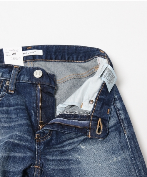 MOUSSY（マウジー）の「COMFORT Adena SKINNY（デニムパンツ・レディース・ブルー・25inch/24inch/27inch/23inch/26inch）」の9枚目の写真