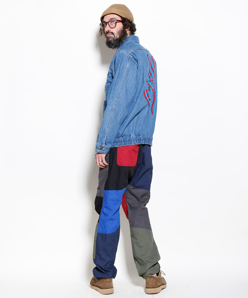 ALDIES（アールディーズ）の「Scissor Denim JK デニム カバーオール ジャケット（デニムジャケット・メンズ・ブルー/ネイビー・SMALL/MEDIUM/LARGE）」の10枚目の写真