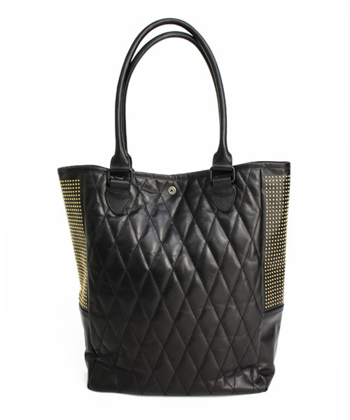 schott(ショット)の「Schott/ショット/STUDS TOTE BAG/スタッズ トート バッグ(トートバッグ・メンズ・ブラック/ブラック系その他・FREE)」の3枚目の写真